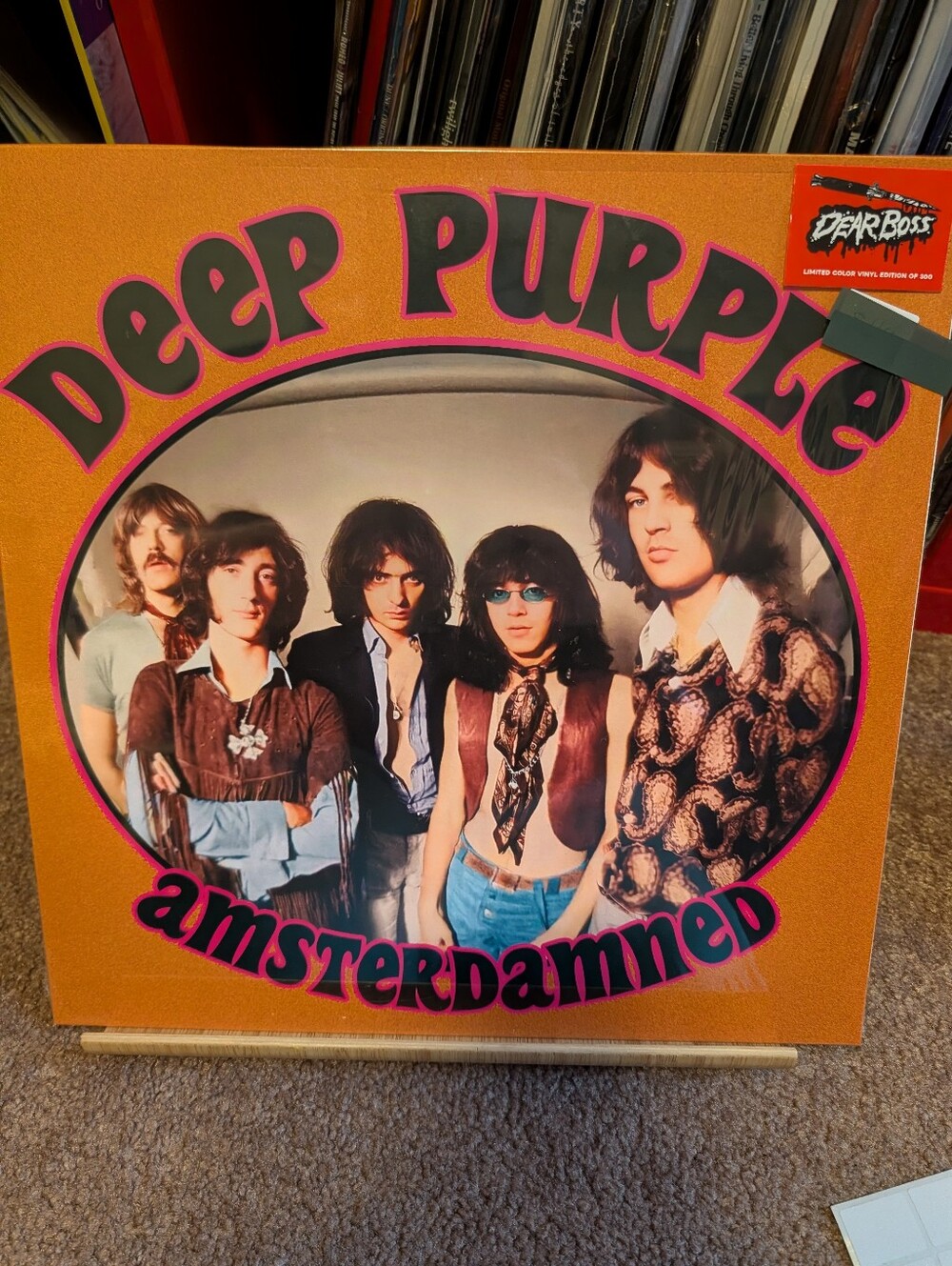 Deep Purple "Amsterdamned" Vinyl Record Live 1969